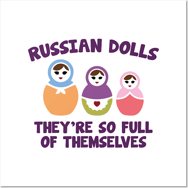 Russian Dolls Wall Art by AmazingVision